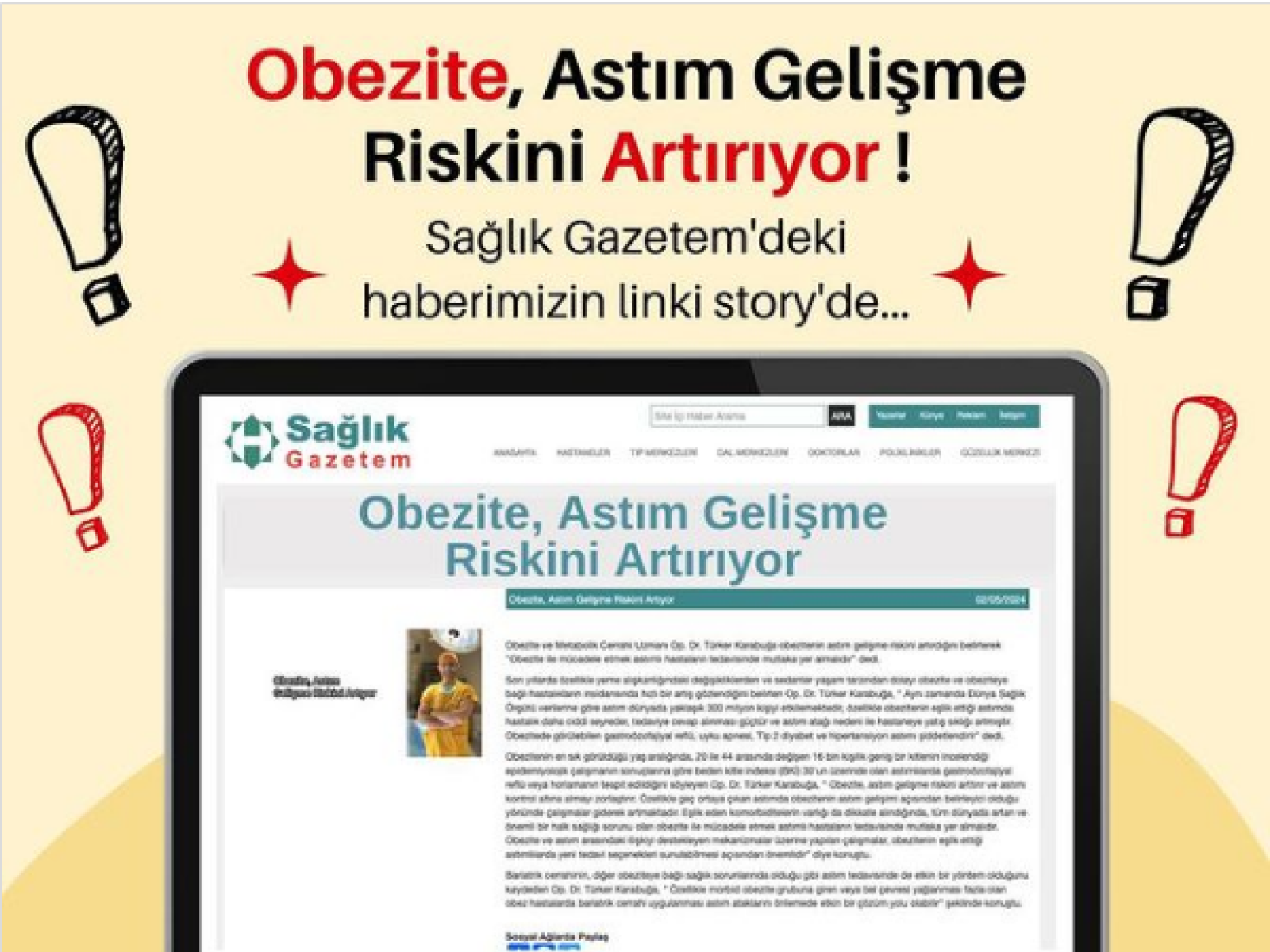 Obezite, Astım Gelişme Riskini Artırıyor
